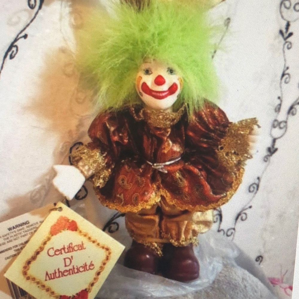 Collectors Choice Clown 🤡 Bisque Porcelain